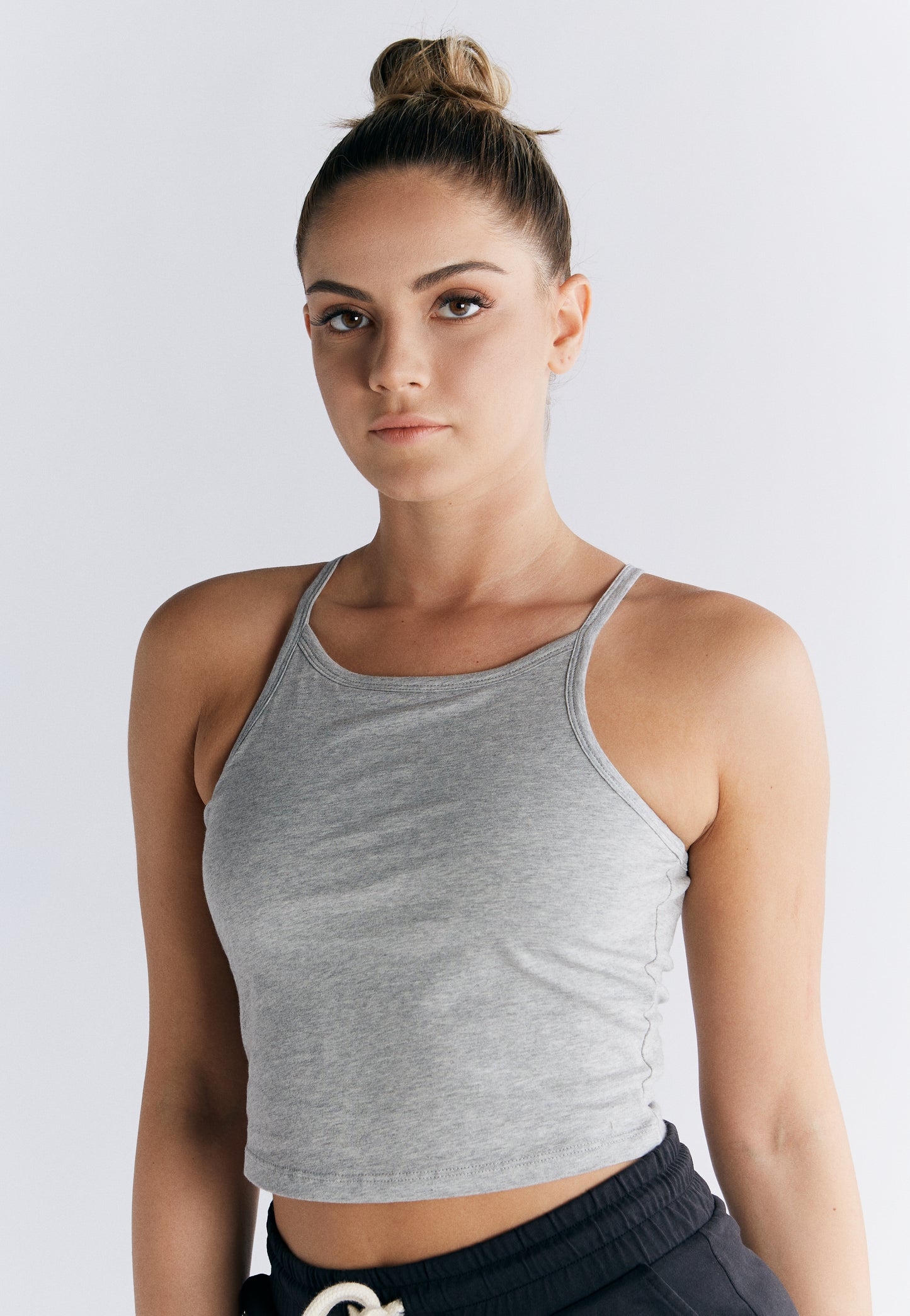 Pre-order 🌿 Bra-free tank top with sloping shoulders | Organic cotton Leela Cotton