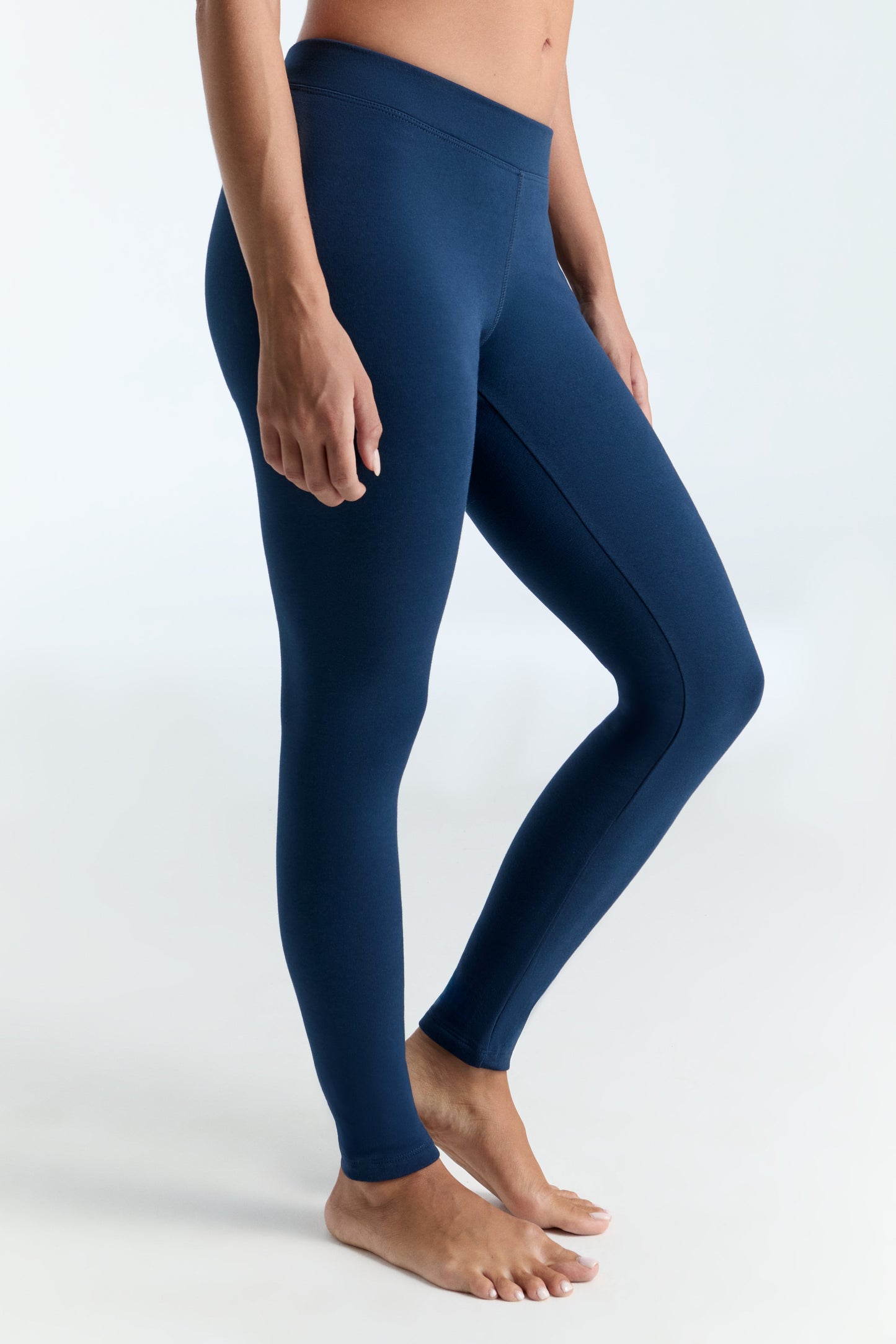 LC Thickened Fleece Lined Leggings 1616-100 | Damen Warm Leggings