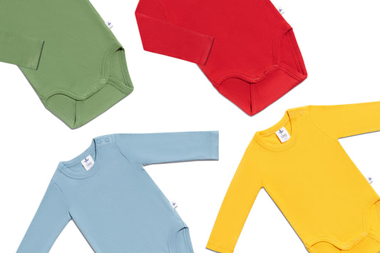 Pre-order 🌿 Organic Cotton Rib Jersey Bodysuit – Leela Cotton