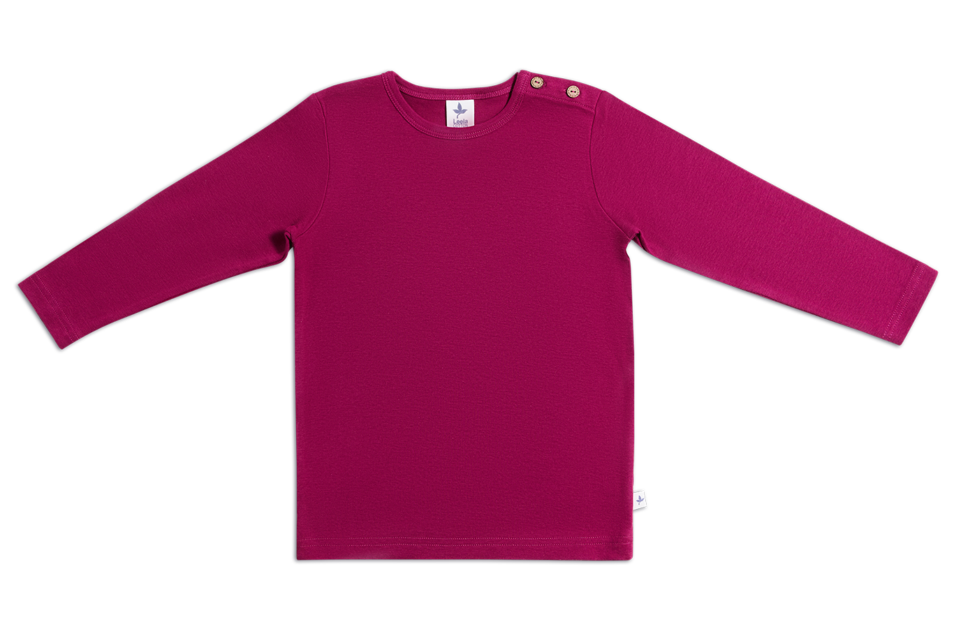 1-4y 🌿 Leela Cotton 長袖上衣｜有機棉 Rib knit 自然彈