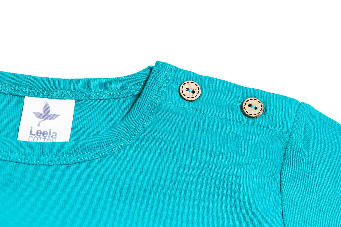 1-4y 🌿 Leela Cotton 長袖上衣｜有機棉 Rib knit 自然彈