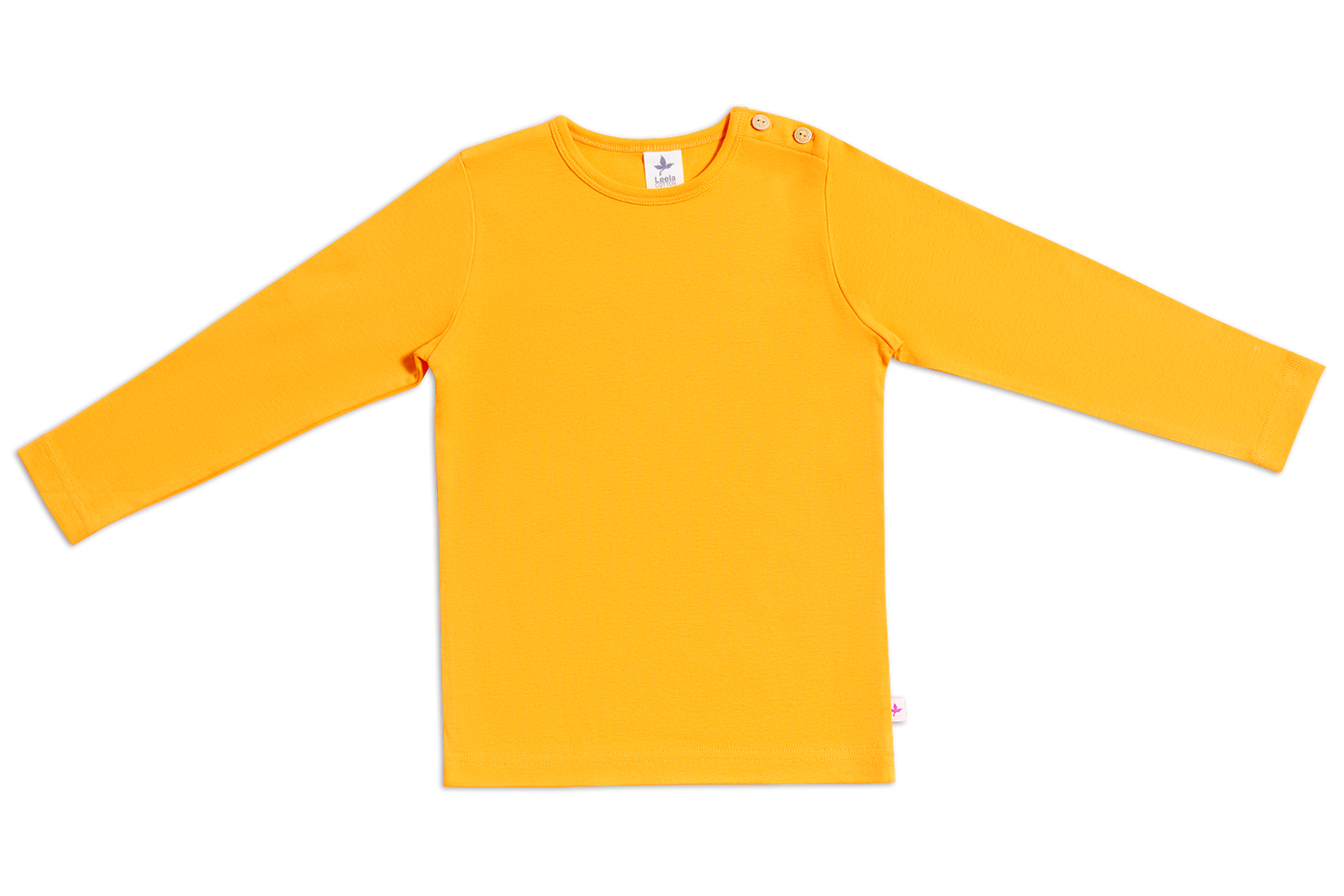 1-4y 🌿 Leela Cotton 長袖上衣｜有機棉 Rib knit 自然彈