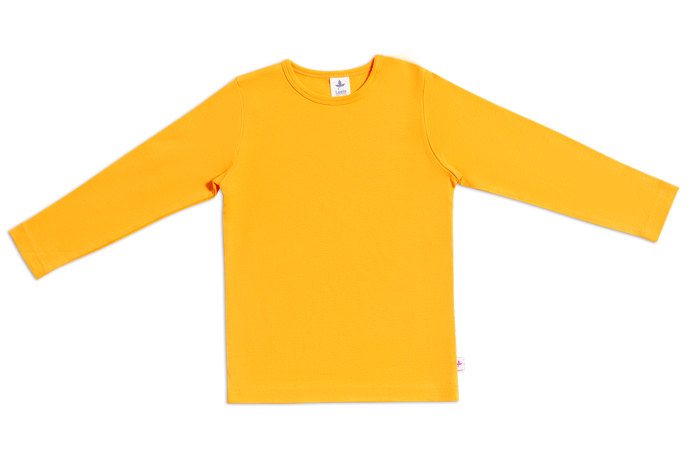 4-8y 🌿 Leela Cotton 長袖上衣｜有機棉 Rib knit 自然彈