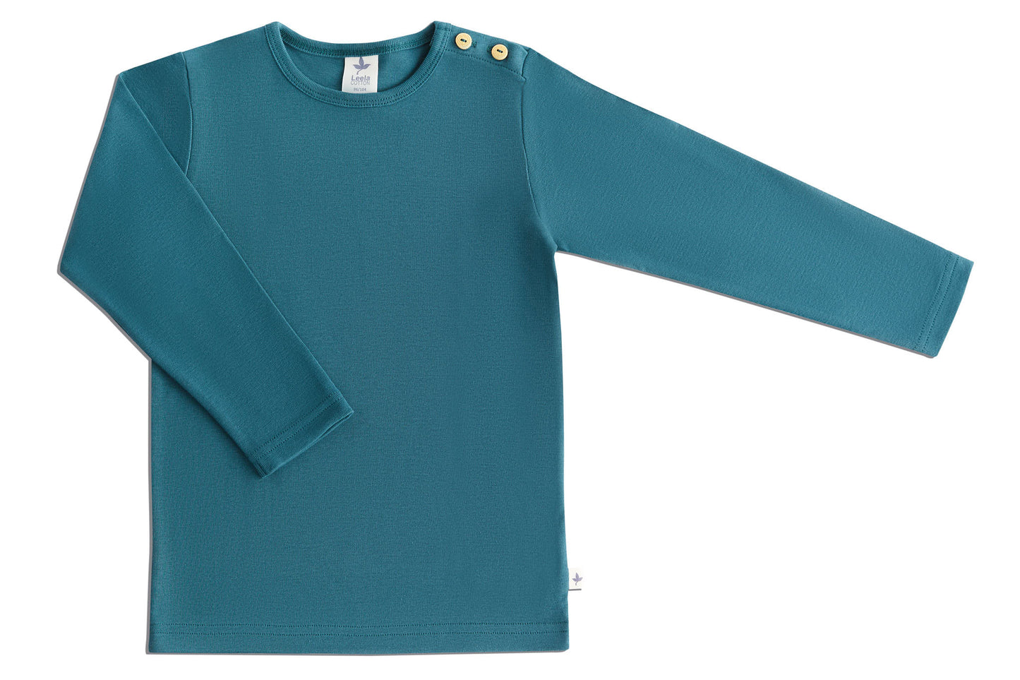 1-4y 🌿 Leela Cotton 長袖上衣｜有機棉 Rib knit 自然彈