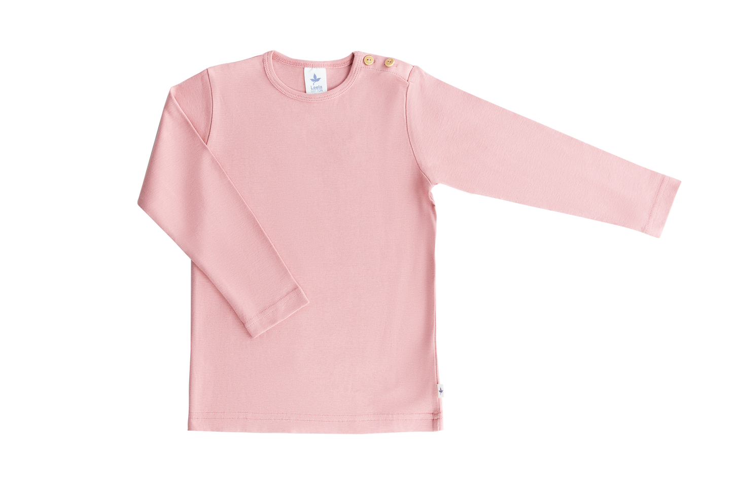 1-4y 🌿 Leela Cotton 長袖上衣｜有機棉 Rib knit 自然彈