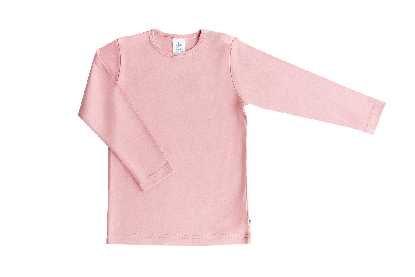 4-8y 🌿 Leela Cotton 長袖上衣｜有機棉 Rib knit 自然彈