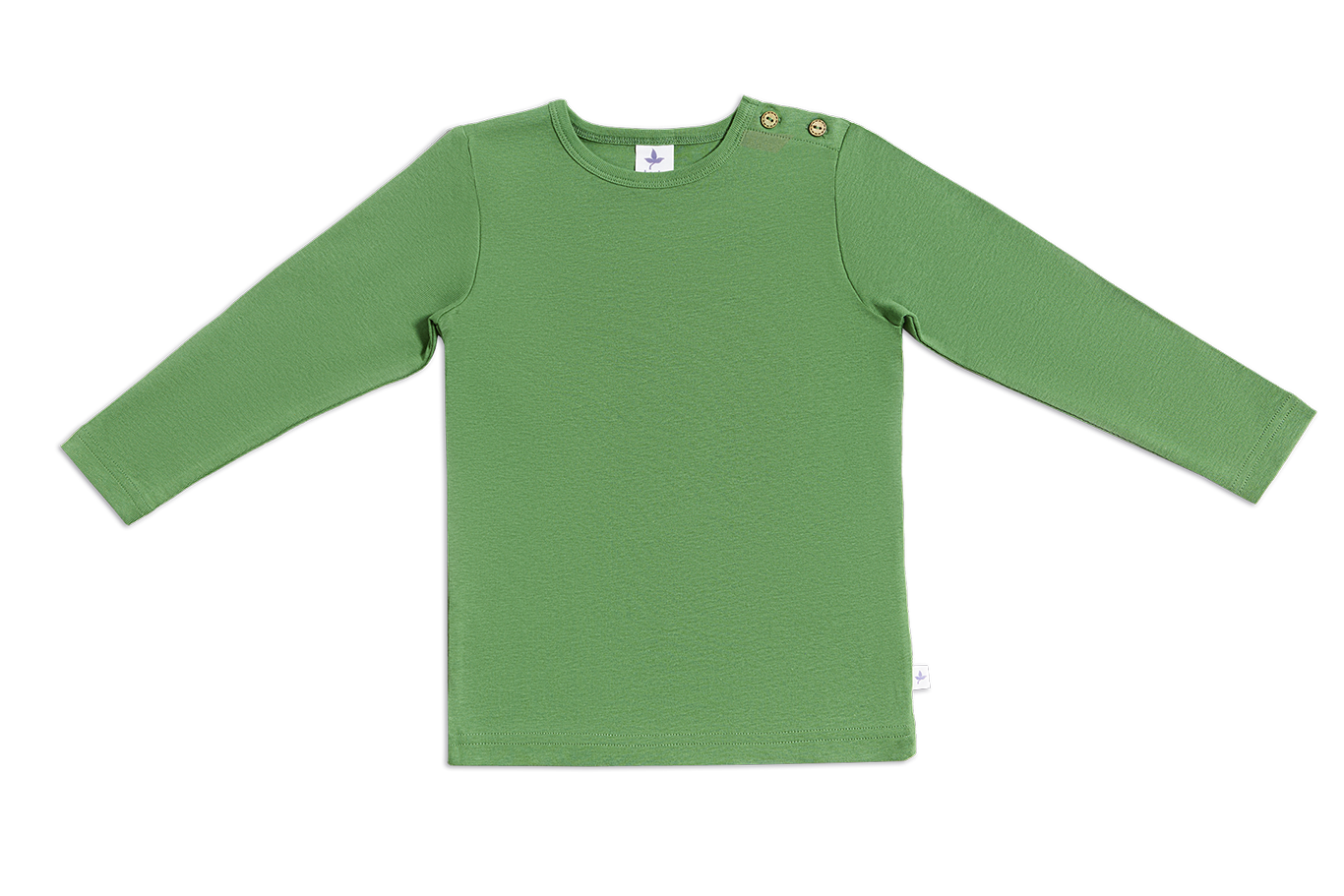 1-4y 🌿 Leela Cotton 長袖上衣｜有機棉 Rib knit 自然彈