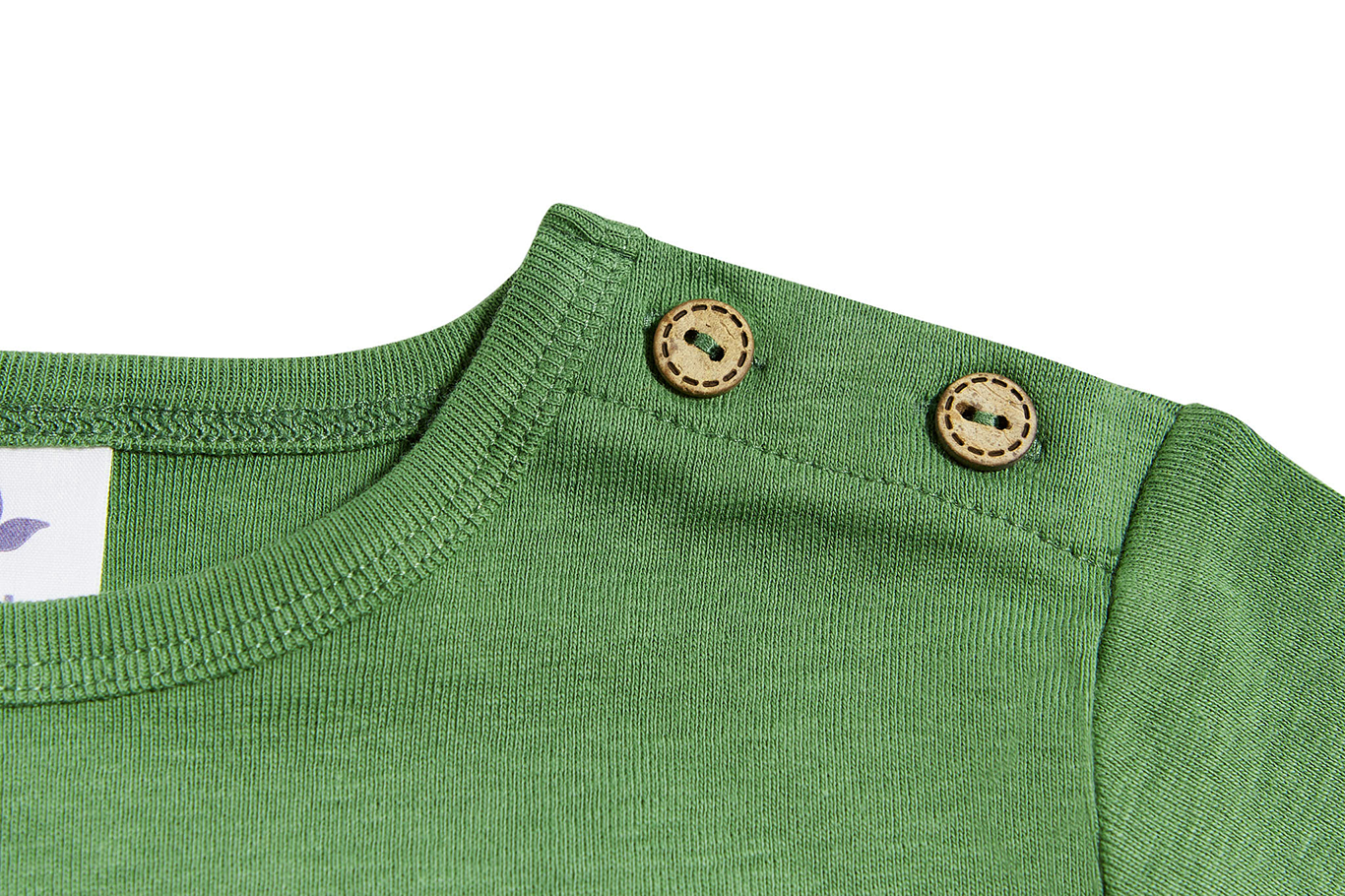 1-4y 🌿 Leela Cotton 長袖上衣｜有機棉 Rib knit 自然彈