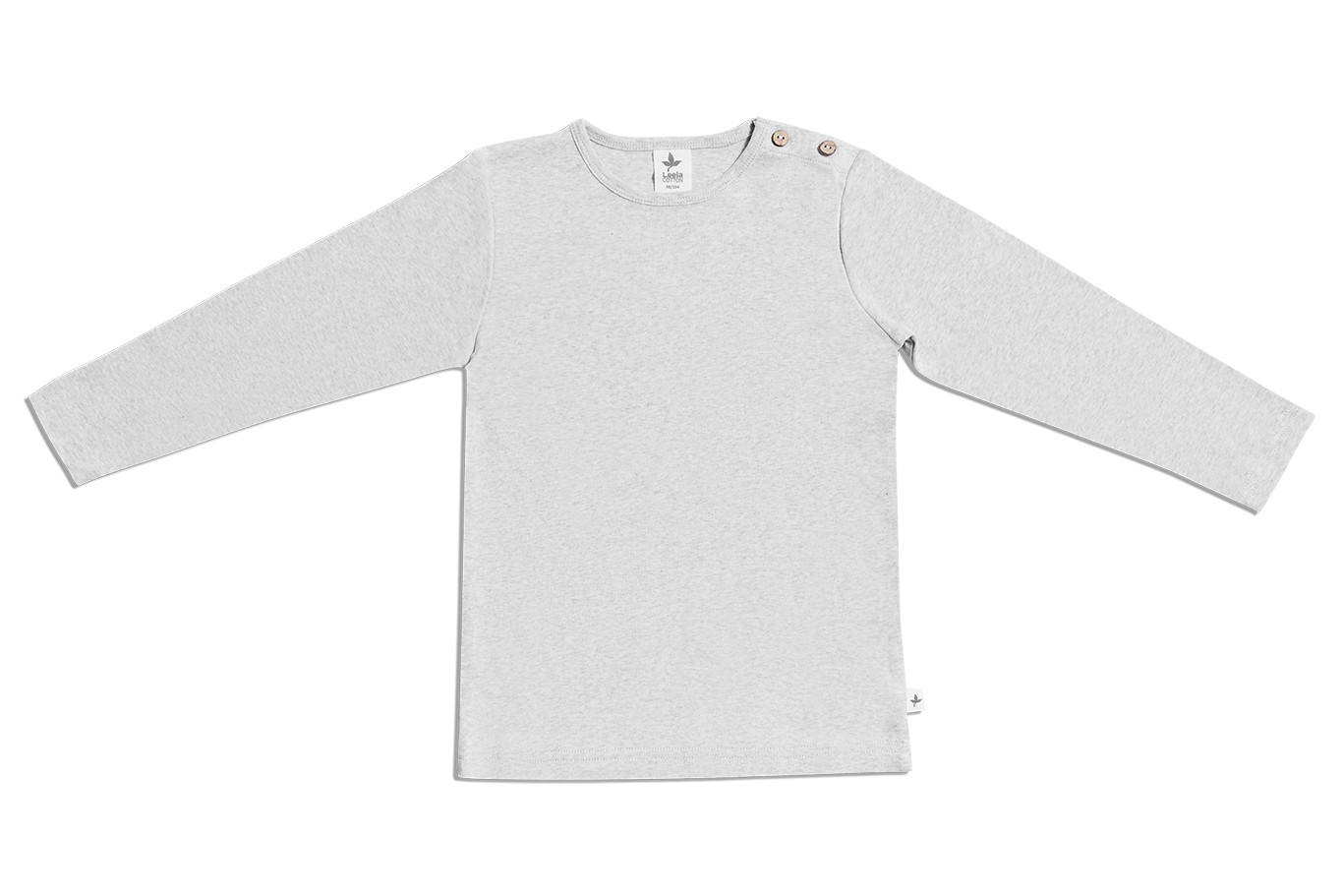 1-4y 🌿 Leela Cotton 長袖上衣｜有機棉 Rib knit 自然彈