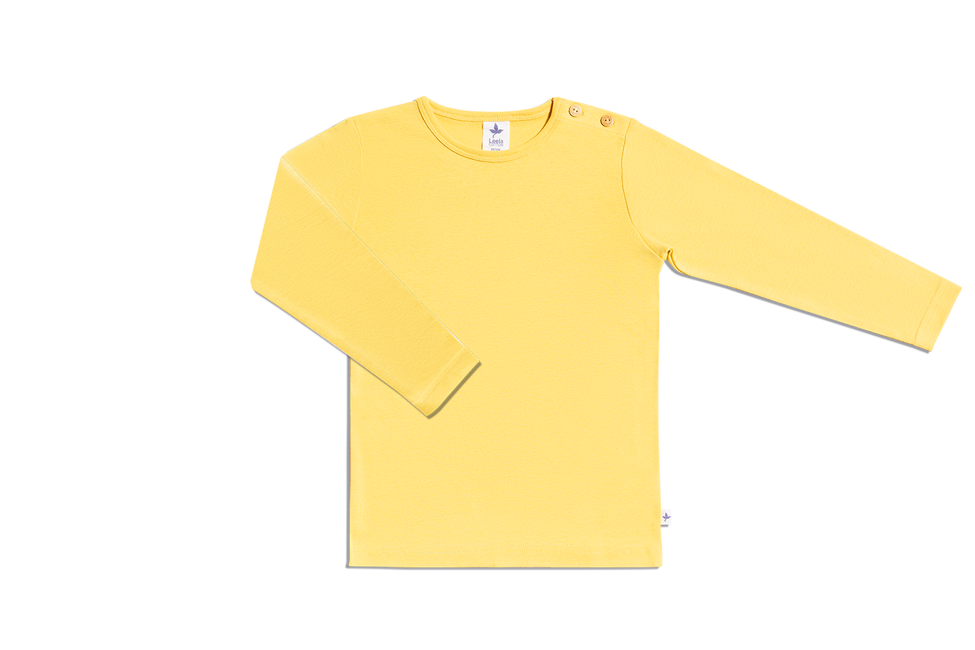 1-4y 🌿 Leela Cotton 長袖上衣｜有機棉 Rib knit 自然彈