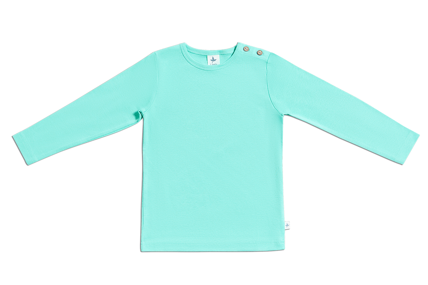 1-4y 🌿 Leela Cotton 長袖上衣｜有機棉 Rib knit 自然彈