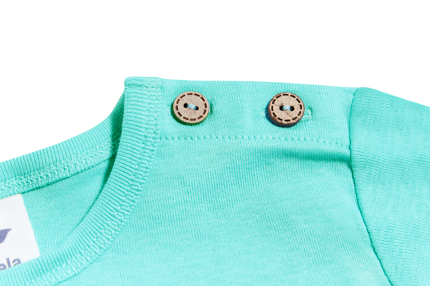 1-4y 🌿 Leela Cotton 長袖上衣｜有機棉 Rib knit 自然彈