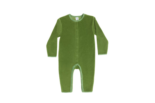 Pre-order 🌿 Button-down jumpsuit | Organic cotton Leela Cotton fleece collection