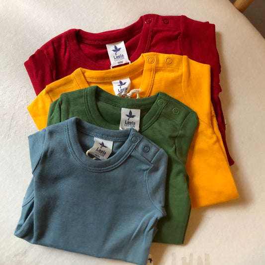 小量預購中🌿長袖包臀衣｜有機棉 Leela Cotton 羅紋系列