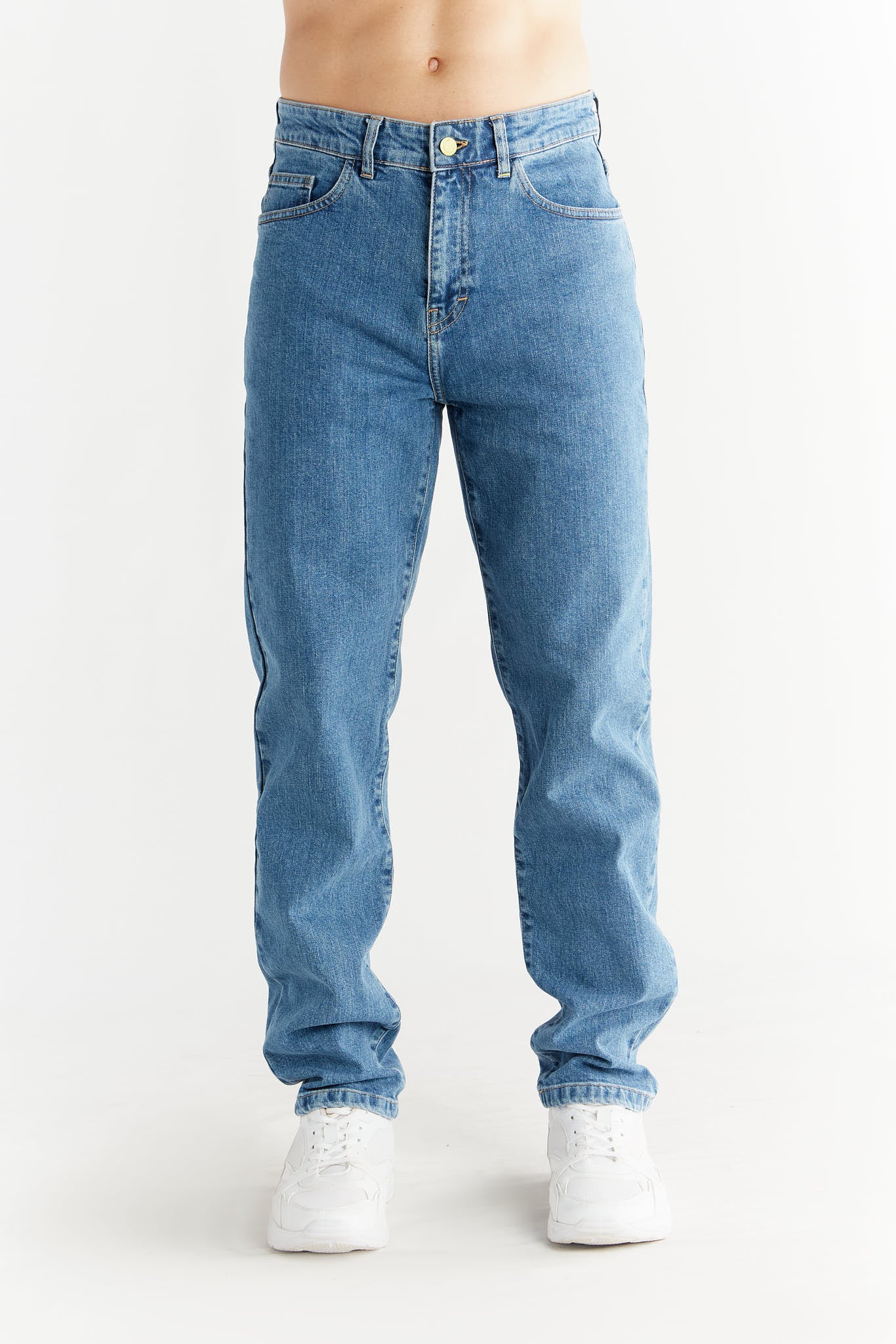 Pre-order | Men's Straight Organic Cotton Jeans - Sky Blue | EVERMIND