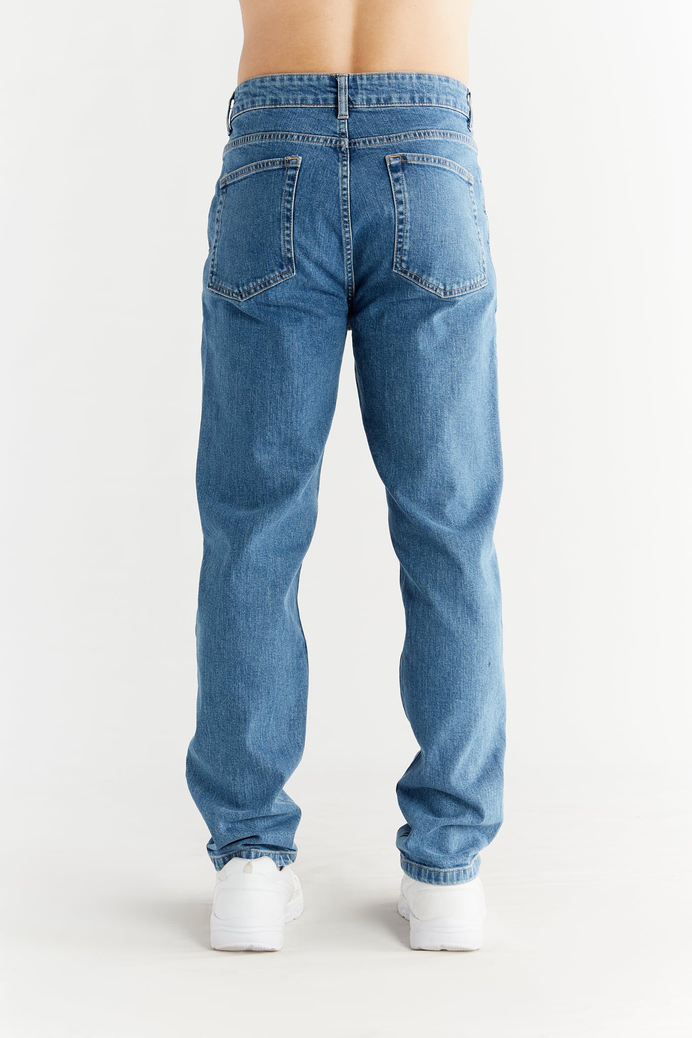 Pre-order | Men's Straight Organic Cotton Jeans - Sky Blue | EVERMIND