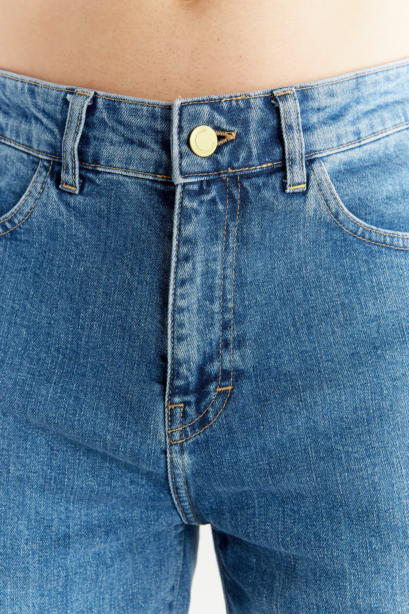 Pre-order | Men's Straight Organic Cotton Jeans - Sky Blue | EVERMIND