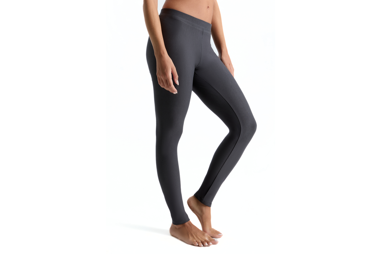 LC Thickened Fleece Lined Leggings 1616-100 | Damen Warm Leggings